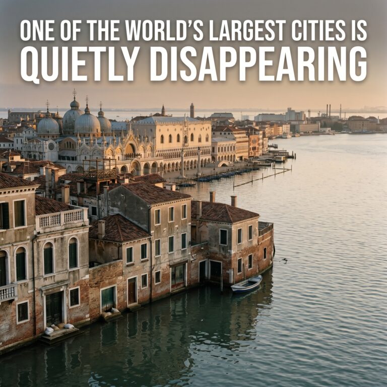 One of the world's largest cities Is quietly Disappearing